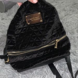 Bebe mini velvet backpack